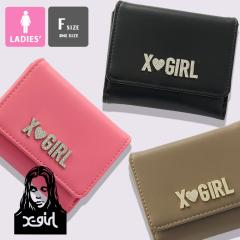 u X-girl GbNXK[ v RHINESTONE LABEL MINI WALLET CXg[ [x ~j EHbg 105252054013 / 2025SUMMER