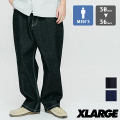 「 XLARGE エクストララージ 」 LA STITCH DENIM PANTS XLARGE ステッチデニムパンツ 101232031013 / メンズ デニム ジーンズ セミワイド