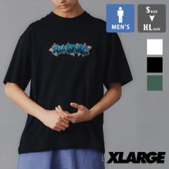 「 XLARGE エクストララージ 」 AEROSOL GAFFITI S/S TEE エアロゾル グラフィティ 半袖Tシャツ 101242011032 / xlarage tシャツ エクス