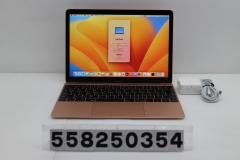 Apple MacBook Retina 12in 2017 A1534 ���[�Y�S�[���h Core m3 7Y32 1.2GHz/8GB/256GB(SSD)/12W/WQXGA(2304x1440) �y���Áz