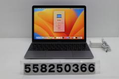 Apple MacBook Retina 12in 2017 A1534 �X�y�[�X�O���C A1534 Core m3 7Y32 1.2GHz/8GB/256GB(SSD)/12W/WQXGA(2304x1440) �y���Áz