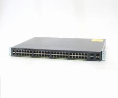 Cisco Catalyst WS-C2960X-48FPS-L V07 PoE+�Ή�48�|�[�gGbE 4�|�[�gSFP�X���b�g ����