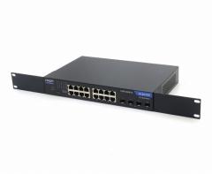 ELECOM EHB-SG2B16 ���C���[2 Web�X�}�[�g�M�K�X�C�b�` 16�|�[�g1000BASE-T 4�|�[�gSFP�X���b�g �ݒ菉������ ����