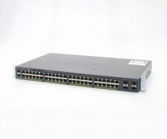 CISCO Catalyst WS-C2960X-48TS-L V03 48�|�[�g1000BASE-T 4�|�[�gSFP�X���b�g C2960X-UNIVERSALK9-M Ver.15.2(7)E10 �ݒ菉������ ����