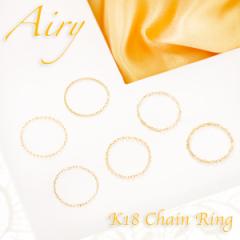 Airy K18 `F[O sL[ O w 18 18K CG[ S[h fB[X d˒ Vv ؚ @ 6 Iׂ ɍ