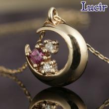 10 lbNX O r[ _Ch   K10 gold  crescent moon necklace  fB[X  Mtg v[g