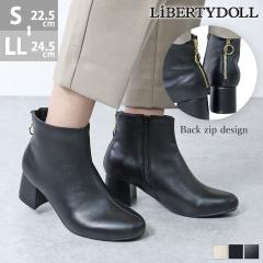 �u�[�c ���f�B�[�X ���q�[�� 5cm�q�[�� �T�C�h�W�b�v �u�[�e�B�[ �X�G�[�h No.9025 22.5-24.5cm �� �u���b�N LiBERTYDOLL  �V���[�g�u�[