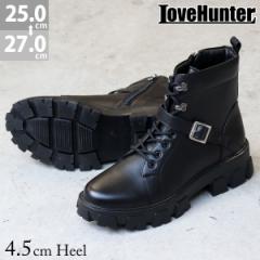 �u�[�c �����Y ���[�X�A�b�v ���� 5cm�q�[�� �T�C�h�W�b�v �����₷�� �����₷�� �h�� ���U�[ ������v �҂ݏグ No.1725 25.0-27.0cm 