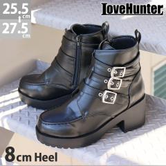 �u�[�c �����Y ���j�Z�b�N�X �V���[�g�u�[�c ���� 8cm�q�[�� �x���g ���� �T�C�h�W�b�v �^���N�\�[�� U�`�b�v No.1639M 25.5-27.5cm �� 