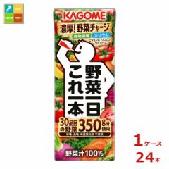送料無料 スマプレ カゴメ 野菜一日これ一本200ml×1ケース(全24本)