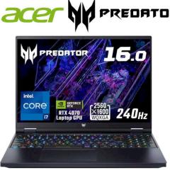 �m�[�g�p�\�R�� Windows11 Home Acer Corei7 ������ 16GB SSD 1TB Predator Helios 16 �Đ������� : PH16-71-N76Z47 ����E�����z���s��