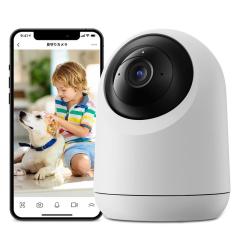 Switchbot �����J���� W1801200-GH �X�}�[�g �J���� ����� �h�� IoT �X�}�z ���� 360�����掿���� �t��HD 3MP �掿