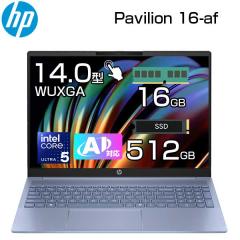 [AI���� �^�b�`�p�l�� �Ή�] HP  �m�[�g�p�\�R�� Pavilion 16-af0011TU 16.0�C���` WUXGA Core Ultra 5 125U ������ 16GB SSD 512GB Wind