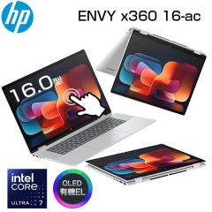 [ AI���� �^�b�`�p�l�� �Ή� ]HP 2in1 �m�[�g�p�\�R�� ENVY x360 16-ac0001TU 16.0�C���` 2.8K 2880�~1800 OLED �L�@EL Core Ultra 7 155