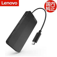 Lenovo USB Type-C �f���A���f�B�X�v���C �g���x���h�b�N AC�A�_�v�^�[�Ȃ� ���f�� 40B90000WW ���m�{  HDMI DisplayPort �C�[�T�l�b�g L