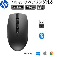 HP 715 �}���`�y�A�����O ���C�����X�}�E�X Bluetooth 5.3 + 2.4GHz USB-C �[�d�� 3��֑ؑΉ� �����X�N���[�� �K���X�e�[�u���Ή� 6E6F0