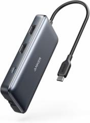 Anker PowerExpand 8-in-1 USB-C PD メディア ハブ 4K対応 HDMI PD対応 USB-Cポート イーサネット