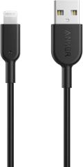 Anker PowerLine II ���C�g�j���O�P�[�u�� Apple MFi�F�؎擾 �����ϋv iPhone 12 / 12 Pro / iPad / iPod�e��Ή� 0.9m