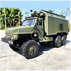 WPL 1/16 6WD ミリタリートラック ラジコン 軍用トラックラジコン 茶 716vwJVqR8L._AC_UF350,