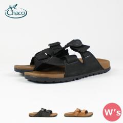 30%OFF / Chaco �`���R / Ws LOWDOWN LEATHER SLIDE ���f�B�[�X ���[�_�E�� ���U�[�X���C�h (12365296) (TAFFY / BLACK) (2023�t��)