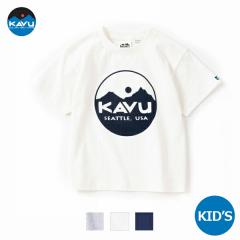 KAVU �J�u�[ / Kids Circle Logo Tee �L�b�Y �T�[�N�����S T�V���c (19821872) (�L�b�Y) (2023�t��) (�l�R�|�X�Ή�)