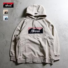 NANGA �i���K / ECO HYBRID BOX LOGO SWEAT HOODIE �G�R�n�C�u���b�h�{�b�N�X���S�X�E�F�b�g�t�[�f�B�[ (NW231-IF202) (���j�Z�b�N�X) (2