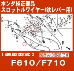 �z���_ �k����@ F610,F720�p �X���b�g�����C���[ (�S���o�[)[SY17910-735-000]