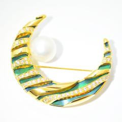 �~�L���g �u���[�` MIKIMOTO �� ���[�� �^�� �p�[�� 10.8mm �_�C�������h 0.69 �G�i���� K18 �V�i�d�グ ����