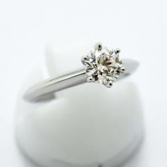 �e�B�t�@�j�[ �����O �\���e�B�A TIFFANY&Co. �w�� �\���e�[�� �_�C�������h 0.61ct I VVS1 3EX PT950 ��5.5�� �V�i�d�グ ����