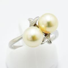 �~�L���g �����O MIKIMOTO �w�� �^�� 7.3mm �p�[�� K14WG ��12.5�� �V�i�d�グ ����