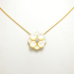 ���@���N���[�t���A�[�y�� �l�b�N���X �i�[���@�� VanCleef&Arpels �V�F���t�����[ �}�U�[�I�u�p�[�� �_�C�������h K18 �V�i�d�グ ����