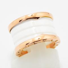 �u���K�� �����O �r�[�[������ BVLGARI �w�� B.zero1 �z���C�g�Z���~�b�N K18PG #44 ��4�� �V�i�d�グ ����