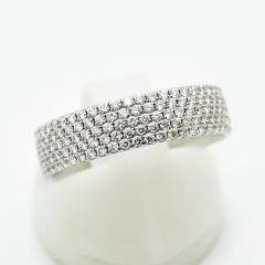 �e�B�t�@�j�[ �����O ���g�� TIFFANY&Co. �w�� 5���E �p���F�_�C�� �t���_�C�� �_�C�������h K18WG ��13�� �V�i�d�グ ����