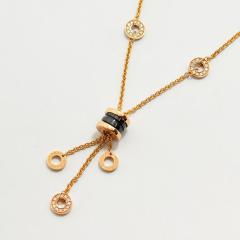 �u���K�� �l�b�N���X �r�[�[������ �G�������g BVLGARI �y���_���g B.zero1 �u���b�N�Z���~�b�N �_�C�������h K18PG �V�i�d�グ ����