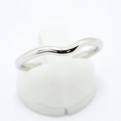 �e�B�t�@�j�[ �����O �J�[�u�h �o���h TIFFANY&Co. �w�� �y���b�e�B PT950 ��17.5�� �V�i�d�グ ����