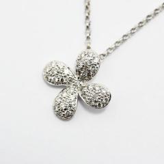 ���@���h�[���R �l�b�N���X Vendome Aoyama �N���[�o�[ �_�C�������h 0.22 K18WG �V�i�d�グ ����