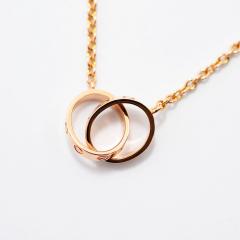 �J���e�B�G �l�b�N���X �x�r�[���u Cartier ���u K18PG 750 �V�i�d�グ ����