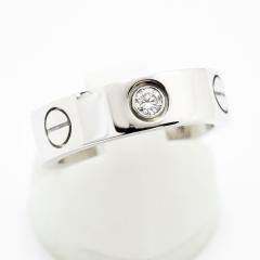 �J���e�B�G �����O ���u�����O Cartier �w�� �_�C�������h 3P K18WG 750 #50 ��10�� �V�i�d�グ ����