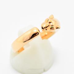 �J���e�B�G �����O �p���e�[�� Cartier �w�� �c�@�{���C�g �K�[�l�b�g �I�j�L�X K18PG 750 #56 ��15.5�� �V�i�d�グ ����