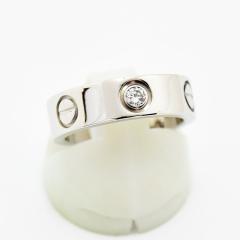 �J���e�B�G �����O ���u�����O Cartier �w�� �_�C�������h 3P K18WG 750 #48 ��8�� �V�i�d�グ ����