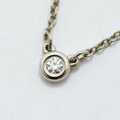 �e�B�t�@�j�[ �l�b�N���X �o�C�U���[�h TIFFANY&Co. �y���_���g �y���b�e�B �_�C�������h SV925 �V���o�[ ���ς� ����