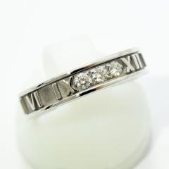 �e�B�t�@�j�[ �����O �A�g���X TIFFANY&Co. �w�� �_�C�������h K18WG ��9�� �V�i�d�グ ����