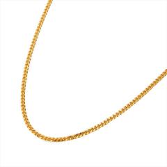 �약�l�b�N���X 18�� 2�� �l�b�N���X�`�F�[�� 40cm 3.8g  K18  �V�i