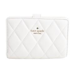 ケイトスペード kate spade 二つ折り財布 キルテッド レザー