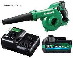 JKN2056/ブロワー/コードレス/電動工具/バッテリー付き/HiKOKI/日立/BSL1850/RB18DSL/中古品/ HiKOKI コードレスブロワ RB18DC(NN)+バッテリBSL36A18BX+充電器