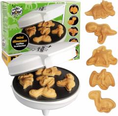  bt[J[ _Ci\[ pP[L zbgP[L q 5ނ̌`̃s[X [sAi] Dinosaur Mini Waffle Maker- Make Br