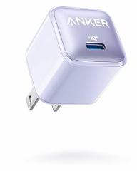 Anker Nano Charger (20W) USB-C }[dyPSEZpK/PowerIQ 3.0 (Gen2)ځziPhone Android ̑e@Ή (p[v)