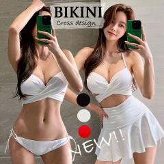 �N���X�f�U�C�� �r�L�j 3�_�Z�b�g ���� ���f�B�[�X �̌^�J�o�[ �X�J�[�g �o�b�N���{��