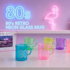 80�fs RETRO NEON GLASS MUG / 80�fs ���g���l�I�� �}�O
