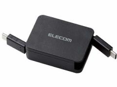 ELECOM GR USB Type-CP[u/USB PDΉ/^Cv/0.7m/ubN MPA-CCRLA07BK